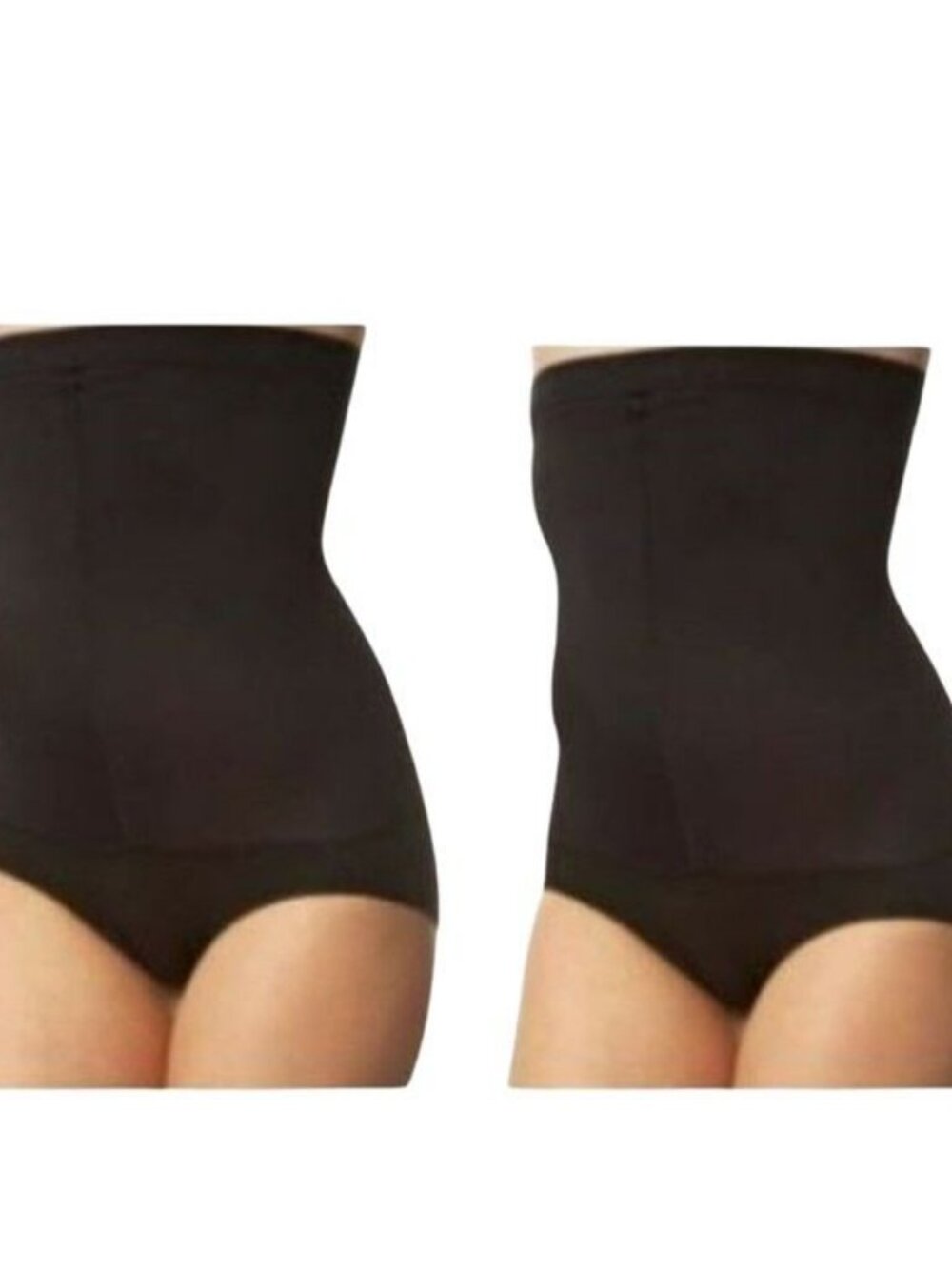 Lot of 2 Spanx Shapewear High Waist Briefs Size D Large Black